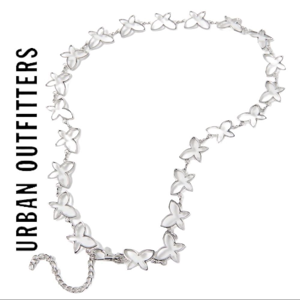 NEW Urban Outfitters UO Women's Butterfly Chain Belt S/M M/L